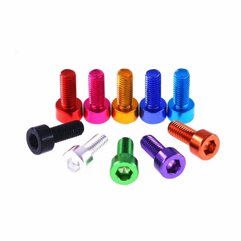 Colored Domino Cable E bike Screws — Electric Moto Family -EMF